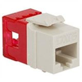 Modular Cat6 HD RJ-45 Keystone Jack, White