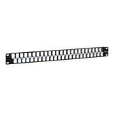 Modular Keystone Blank Patch Panel, 48 Port