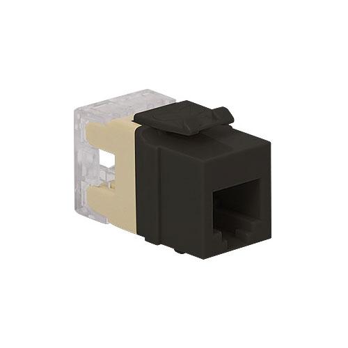 Sliding Modular Rj11 Modular RJ-11 HD Voice Keystone Jack, Black – Willy's Electronics