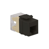 Modular RJ-11 HD Voice Keystone Jack, Black