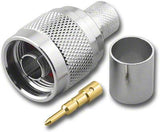 N Type Male Crimp Connector for LMR400
