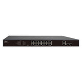 Network Switch, PoE, 16 Port FE + 2 Port Uplink - We-Supply