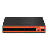 Network Switch, PoE, 8+1 Port, 65W