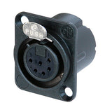 Neutrik 6 Pole Female Receptacle, DLX Series - We-Supply