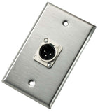 Neutrik DLX Series Wallplate: (1) XLR Male