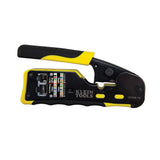 Pass-Thru Modular Crimper with Integrated Cutter