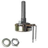 Potentiometer, 24mm,  Audio Taper,  100K ohm