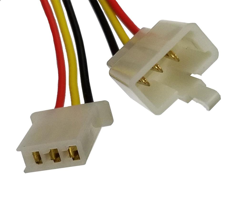 Compact 18 Pin Connector Pre-Wired Connector: Flat Pin - 3 Cond. 18AWG – We-Supply