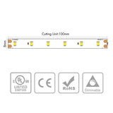 Professional 300 LED Strip Light, 24V, IP65, VHB, 3000K - We-Supply