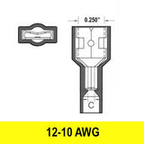 Quick Disconnect Female, 12-10AWG, Yellow Nylon, 1000 pack - We-Supply