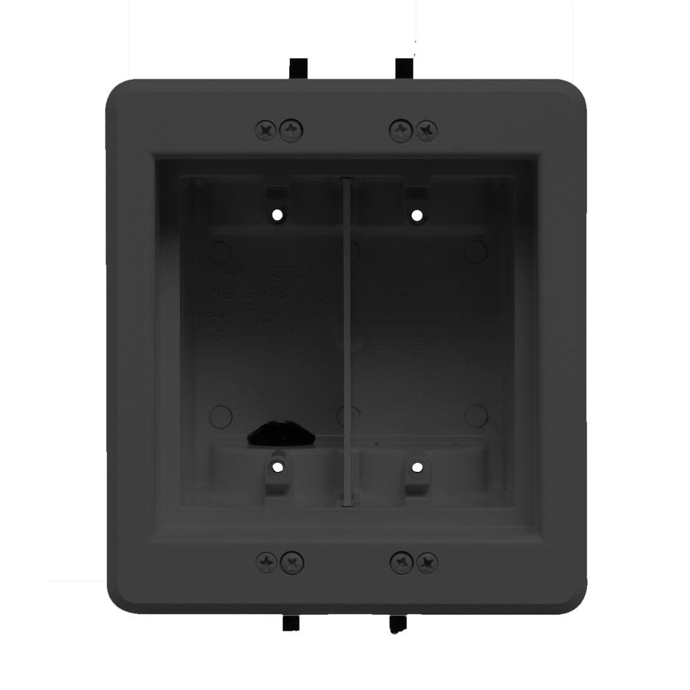 Recessed 2-Gang Box for AC or Low-Voltage - We-Supply