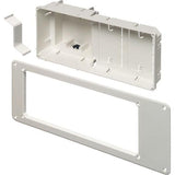 Recessed 2-Gang TV Box for Power and Low Voltage