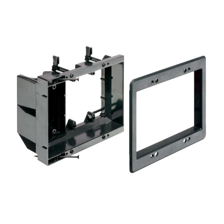 Recessed 3-Gang TV Box for Power and Low Voltage - We-Supply