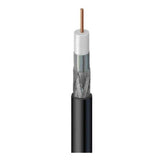 RG6/U Coaxial Cable, 60% Shield, BCCS, Black - We-Supply