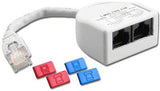 RJ-45 Duplex Adaptor: Split/Divided Wiring - We-Supply