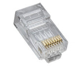 RJ45 (8P8C) Cat5e High Performance, Round-Stranded, 25 pack