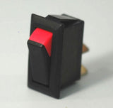 Rocker Switch SPST Non-Illuminated Red ON indicator