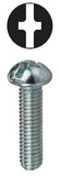 Round Head Machine Screw, 1/4