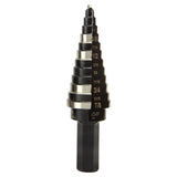 Step Drill Bit: 12 Steps, 3/16