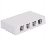 Surface Mount Box, White, Quad - We-Supply