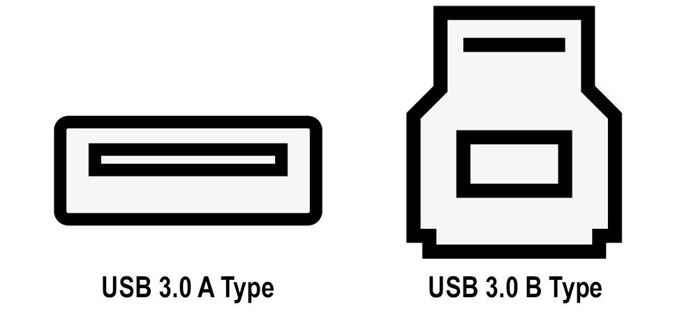 USB 3.0 Patch Cable Type A Male to B Male: 6 ft - We-Supply