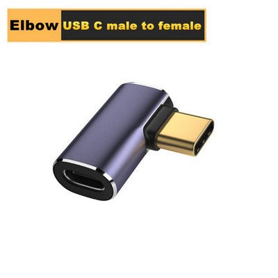 USB 4 Type C Right Angle Adapter - We-Supply