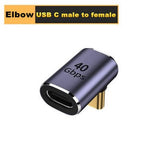 USB 4 Type C Right Angle Adapter - We-Supply