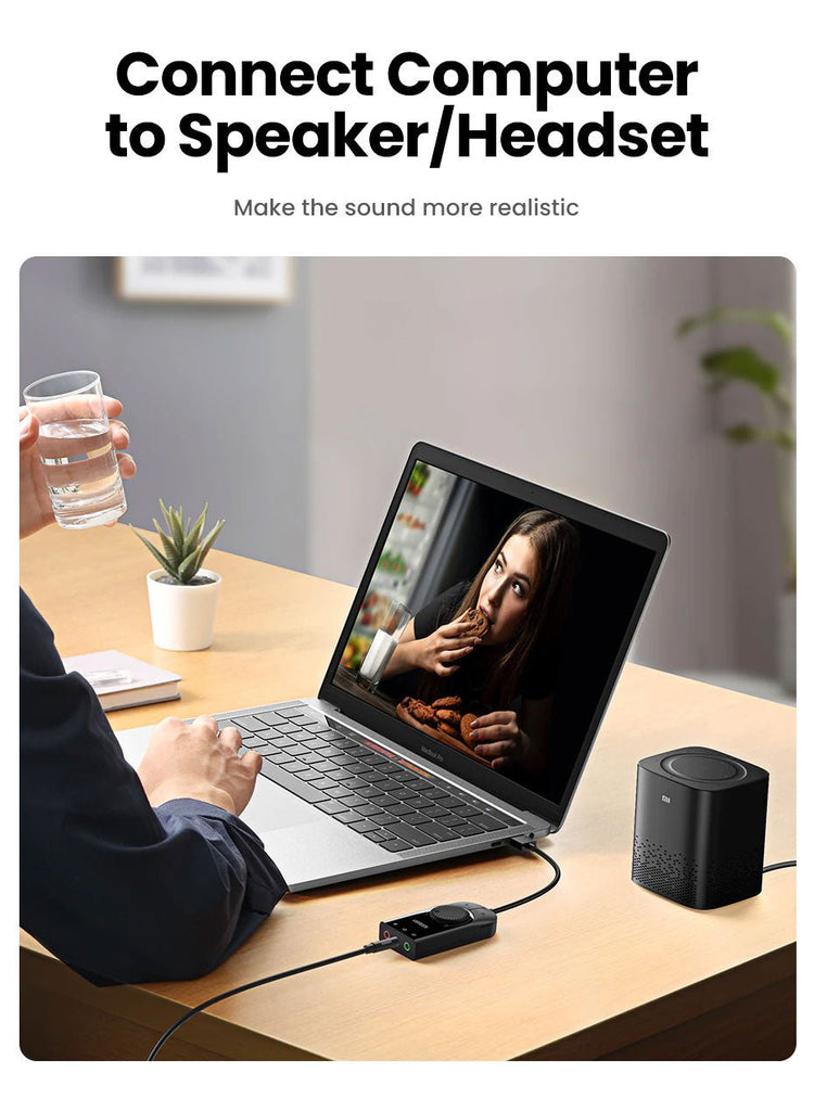 Volume Adapter USB Audio Adapter with Volume Control – Willy's Electronics