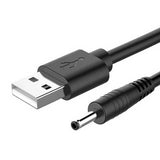 USB Type A Male to DC 3.5mm x 1.35mm