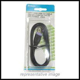 USB v2.0 Cord: Mini-USB 5 Pin Male to Male, 6 ft