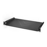 Vented Cantilever 1U Rack Shelf 10" - We-Supply