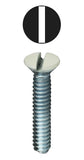 Wallplate White Machine Screw, 3/4