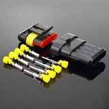 Waterproof Connector Set: 4 Conductor - We-Supply