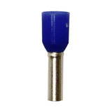 Wire Ferrule, Blue , #14, 100 pack